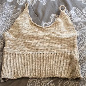 KNITTED CROP TOP